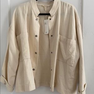 NWT Eileen Fisher ivory jacket